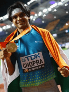 neeraj chopra wins gold