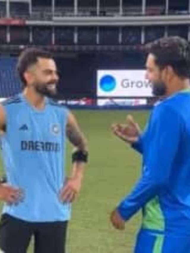 Kohli meets Haris Rauf