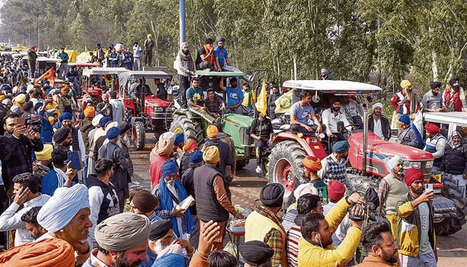 किसान आज 'दिल्ली चलो' विरोध मार्च के लिए पूरी तरह तैयार
