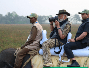 Prime Minister Narendra Modi visited Kaziranga