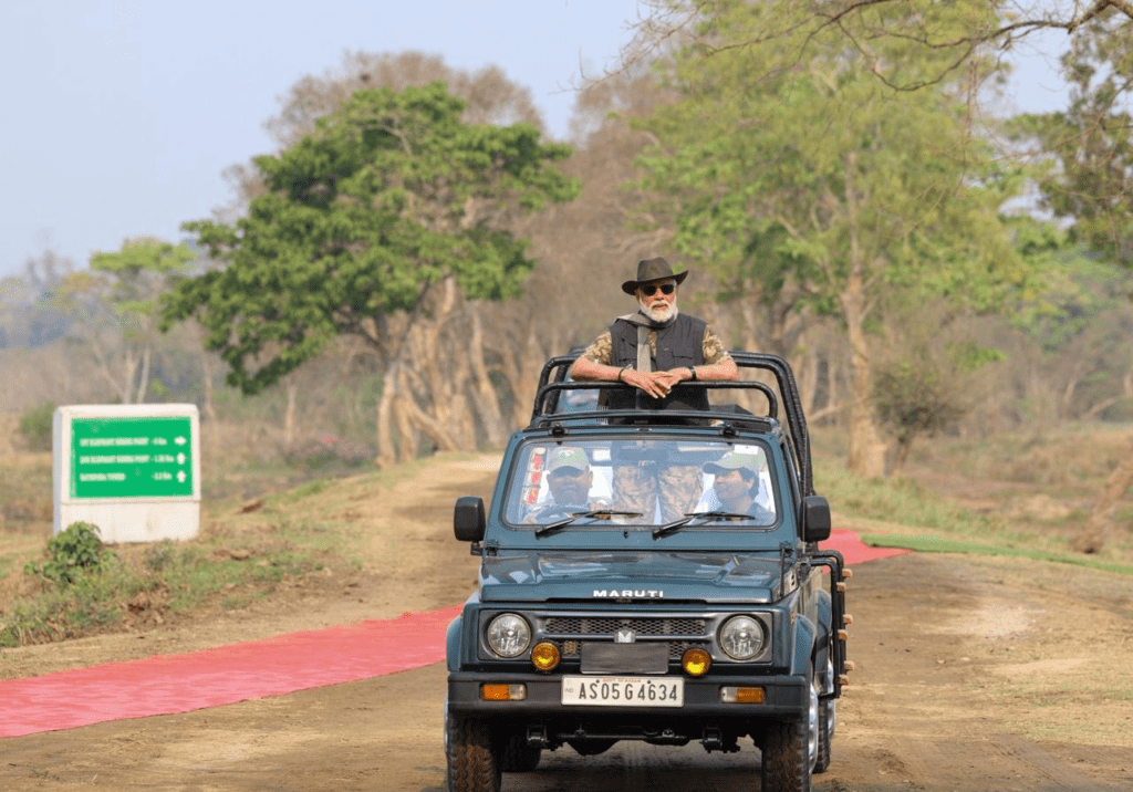 Prime Minister Narendra Modi visited Kaziranga: काजीरंगा में PM मोदी की जंगल सफारी