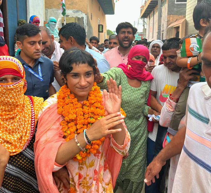 Vinesh Phogat Julana Result: विनेश फोगाट की जीत पर ब्रज भूषण शरण सिंह का बयान- जहाँ जाती हैं सत्यानाश कर देती हैं