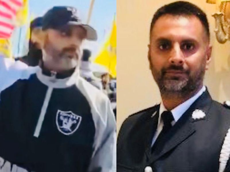 Canadian Cop Suspended for Joining Pro-Khalistan Protest Outside Hindu Temple in Brampton