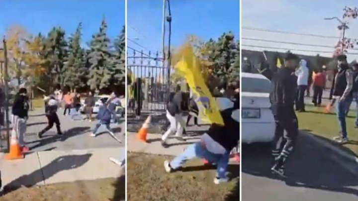 Hindus Rally in Brampton After Temple Attack by Khalistani Extremists