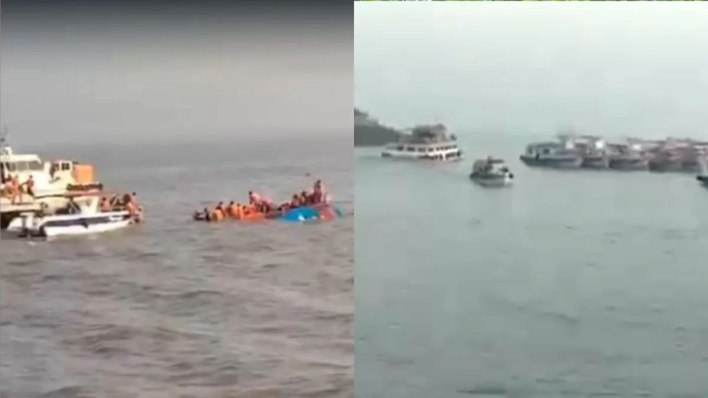 Mumbai Boat Capsize: One Dead, 20 Rescued After Boat Capsizes Near Mumbai