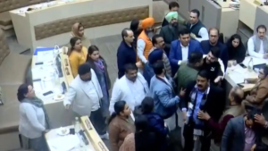 Chandigarh Councillors Clash: BJP, Congress Councillors Clash During Chandigarh Civic Body Meet as Row Over Ambedkar Heats Up