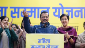 Mahila Samman Yojana: Kejriwal Announces ₹2,100 Monthly Aid for Women if AAP Retains Power