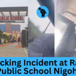 Shocking Incident at Rana Public School Nigohi: Class 11 Student Leads Attack on School Bus