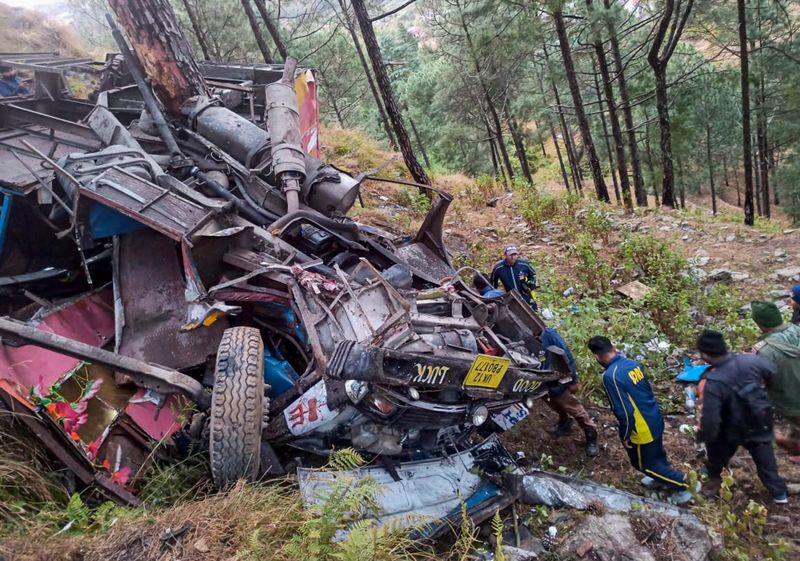 Uttarakhand Pauri Bus accident: 5 Killed, 17 Injured as Bus Plunges into Gorge in Srinagar area of Pauri