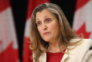 Chrystia Freeland and Mark Carney Emerge as Top Contenders to Replace Justin Trudeau as Canada’s Liberal Party Leader