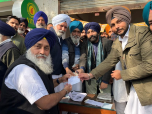 Sukhbir Badal Begins Fresh Membership Drive in Badal Village; Targets 50 Lakh Members for SAD