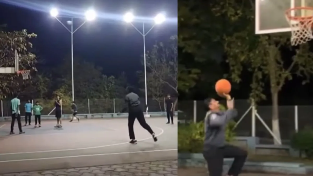 Security guard basketball skills: Viral video of retired Army officer showcasing incredible basketball skills