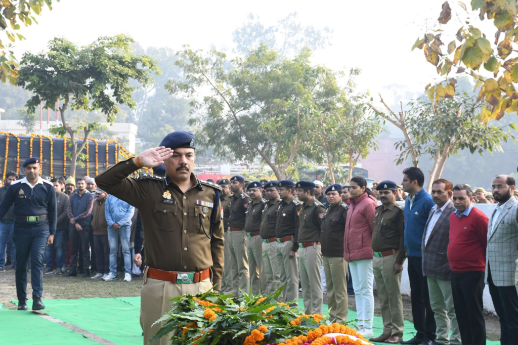 Heartfelt Tributes to Martyred STF Inspector Sunil Kumar with State Honors