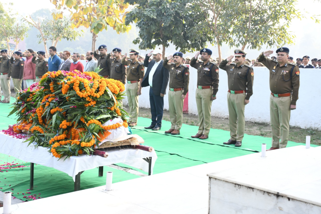 Heartfelt Tributes to Martyred STF Inspector Sunil Kumar with State Honors