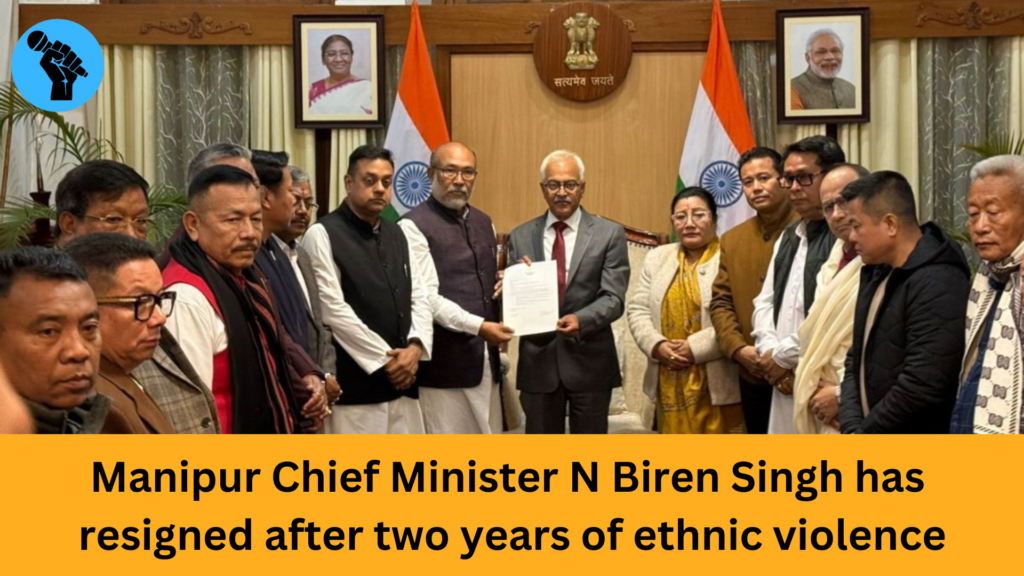 Manipur Chief Minister N Biren Singh has resigned after two years of ethnic violence