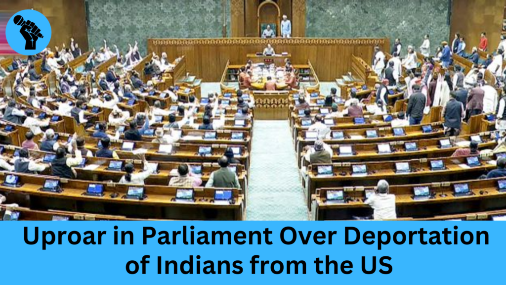 Uproar in Parliament Over Deportation of Indians from the US