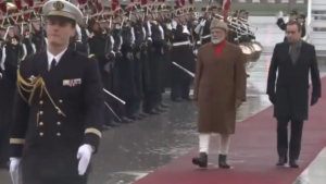 PM Modi Arrives in France for AI Summit, Receives Warm Welcome and Dinner with President Macron