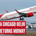 Air India Flight AI126 from Chicago to Delhi Abruptly Returns Midway Due to Clogging of Toilets