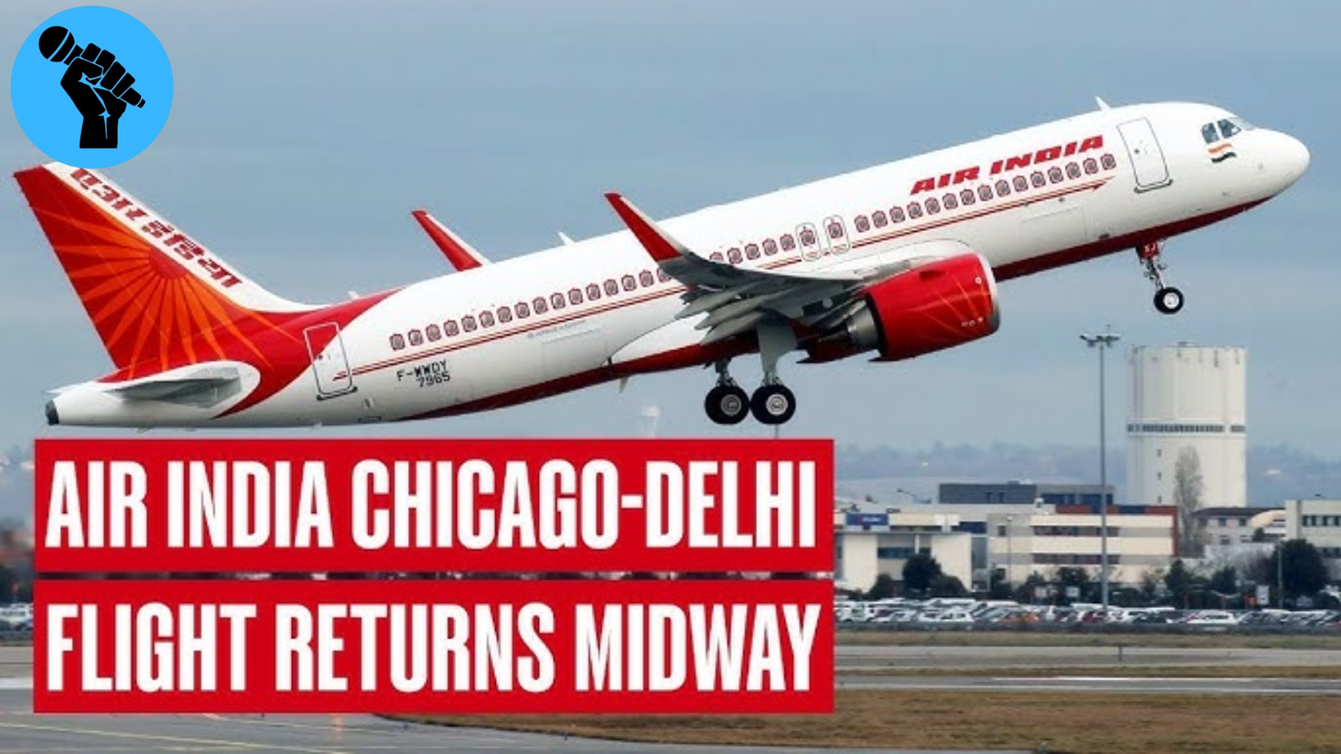 Air India Flight AI126 from Chicago to Delhi Abruptly Returns Midway Due to Clogging of Toilets