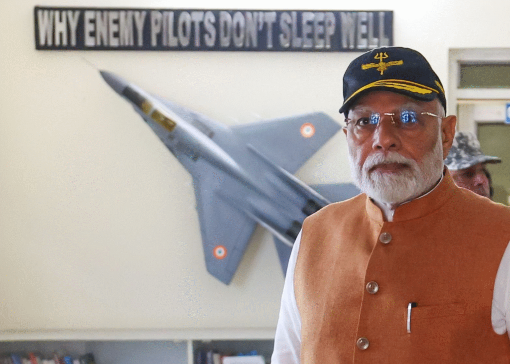 PM Modi Meets Jawans at Adampur Air Base
