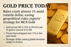 Gold Price Crash Today