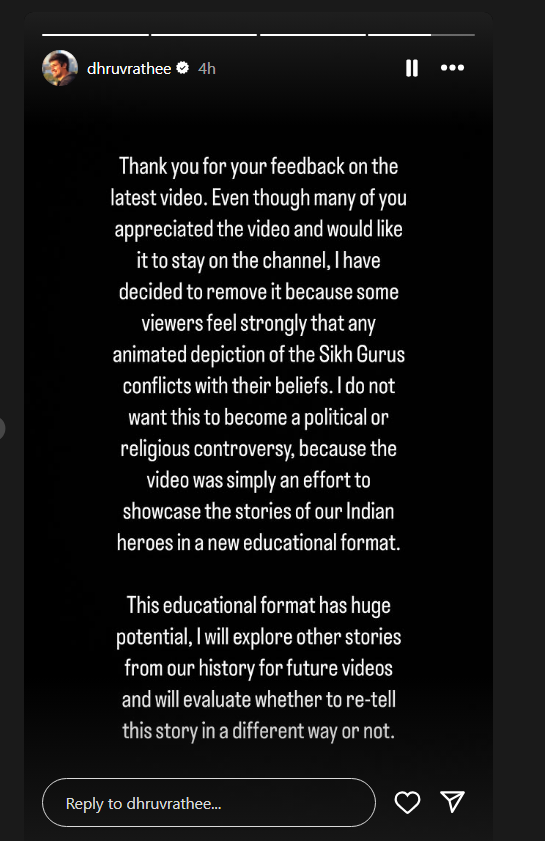 Dhruv Rathee Sparks Outrage Over AI-Generated Video on Sikh Gurus