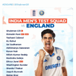 Shubman Gill Appointed New Test Captain of Team India, Rishabh Pant Vice-Captain
