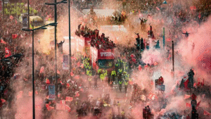 Car rams into gathering of football fans in Liverpool, 50 Injured