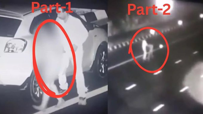 Manoharlal Dhakad Part 2 MMS Video: New CCTV Video Shows Manoharlal Dhakad Dancing Nude on Delhi-Mumbai Expressway After Sex Manoharlal Dhakad Part 2 MMS Video