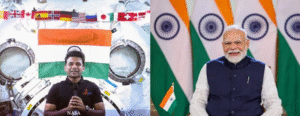 Astronaut Shubhanshu Shukla Video Call with PM Modi