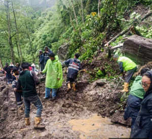 Landslide Claims Lives of 3 Army Personnel 6 Still Missing in Chhaten