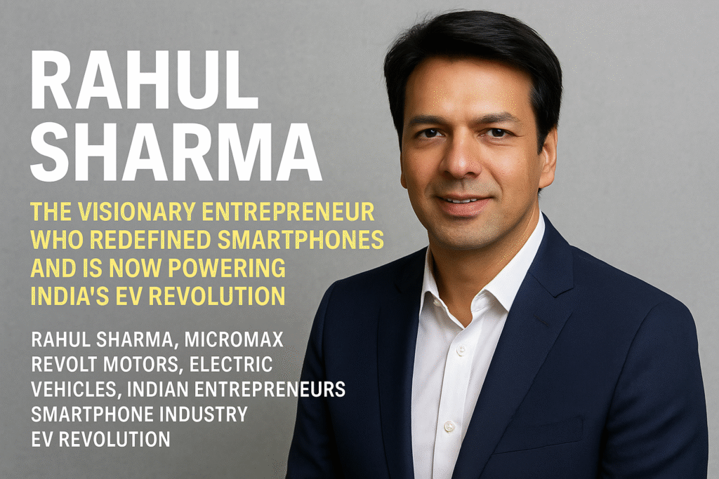 Rahul Sharma: The Visionary Entrepreneur Who Redefined Smartphones