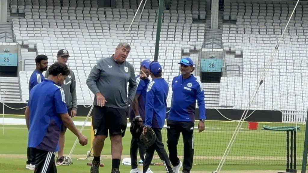 Gautam Gambhir Gets into Heated Argument with England Pitch Curator Lee Fortis at The Oval