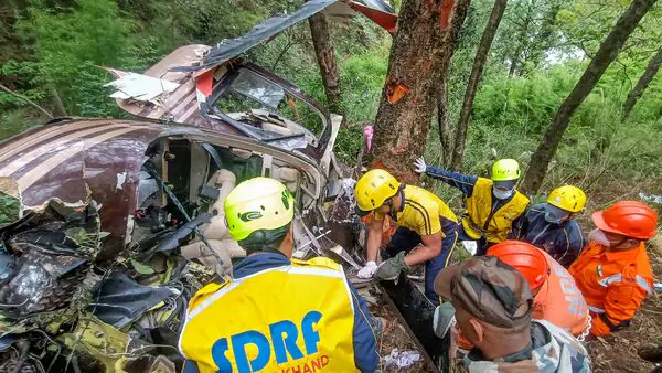 Uttarkashi Helicopter Crash AIIB Confirms Cable Collision During Emergency Landing