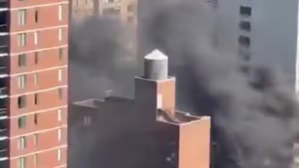 Massive Explosion in Manhattan Sends Thick Black Smoke Over NYC Skyline