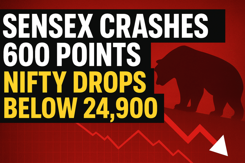 Sensex drops 600 points, Nifty below 24,900: 5 key reasons for Indian stock market crash