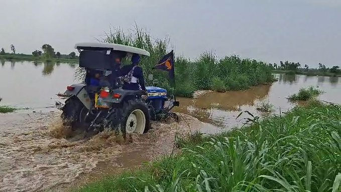Flashfloods Inundate Kapurthala Farmlands as Beas River Swells: Farmers Demand Relief