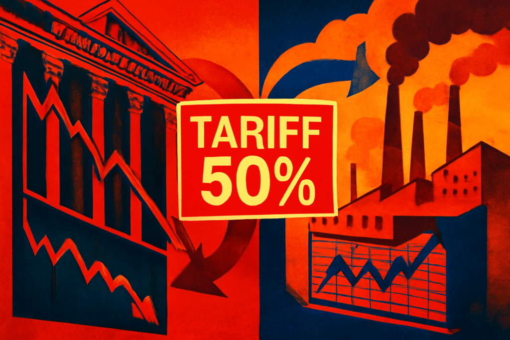 Trump’s 50% Tariff Hits India: Stock Market, Economy, and Investment Outlook Explained, International Trade, US-India Relations, Market Impact, Investment Strategies, Economic Growth, Export Sector