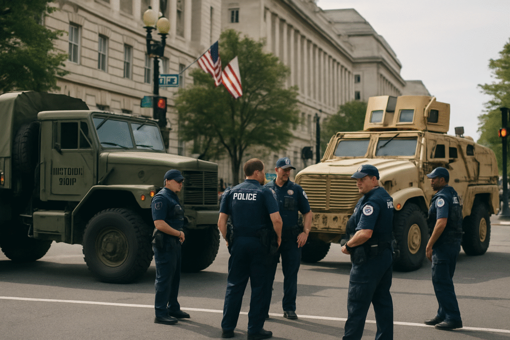  National Guard Takes Control of Washington DC: President Trump Tightens Federal Grip on Law Enforcement