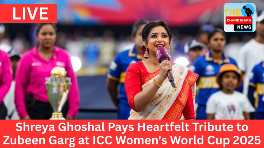 Shreya Ghoshal Pays Heartfelt Tribute to Zubeen Garg at ICC Women's World Cup 2025