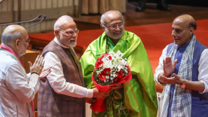 CP Radhakrishnan Wins Vice President Election 