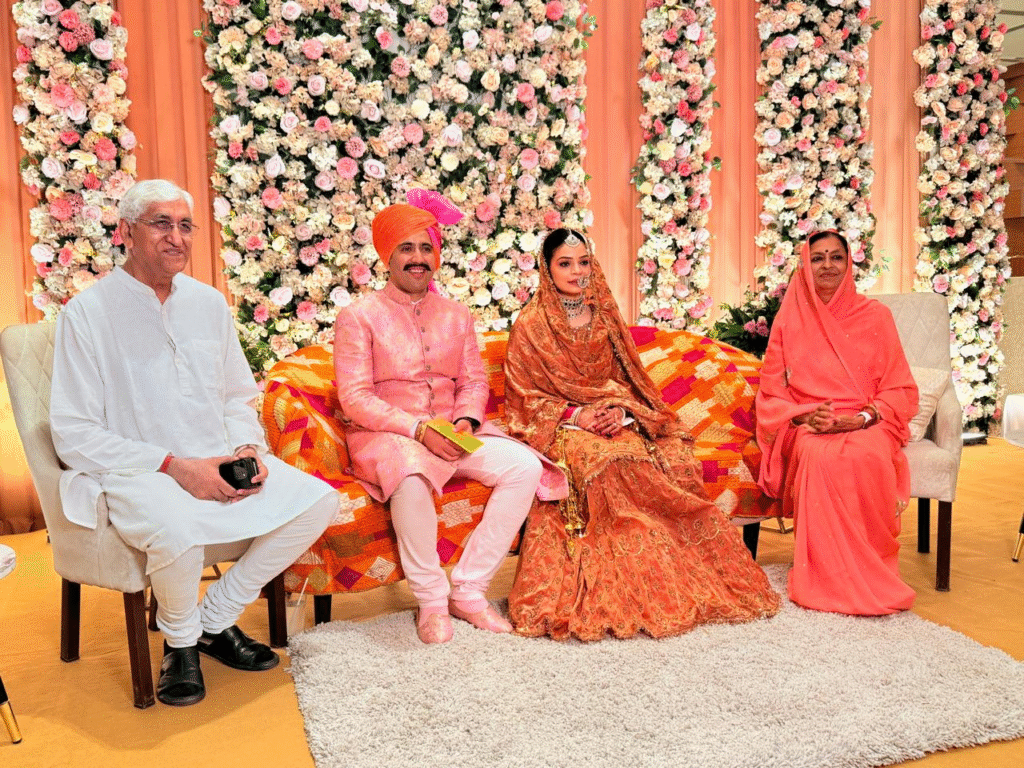 Himachal Minister Vikramaditya Singh marries PU Assistant Professor Amreen Kaur in Chandigarh