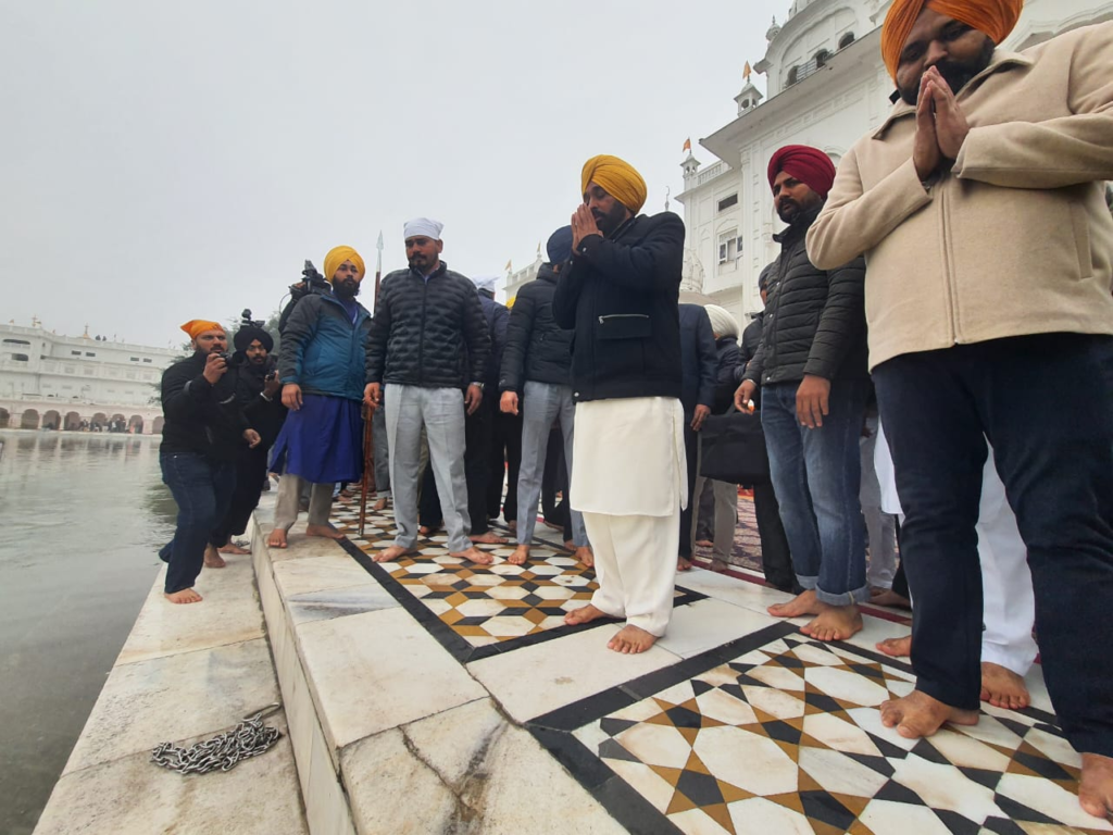 Bhagwant Mann Appears Before Akal Takht Over Sikh Tenets Row