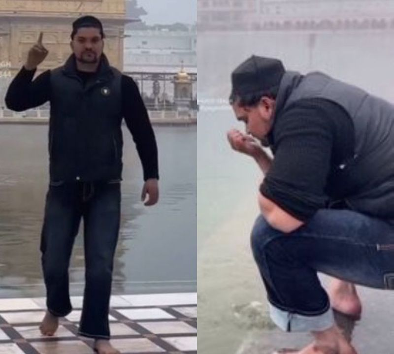 Subhan Rangreez Apologises for Washing Feet in Amrit Sarovar