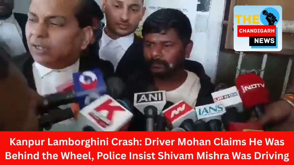 Kanpur Lamborghini Crash: Driver Mohan Claims He Was Behind the Wheel, Police Insist Shivam Mishra Was Driving