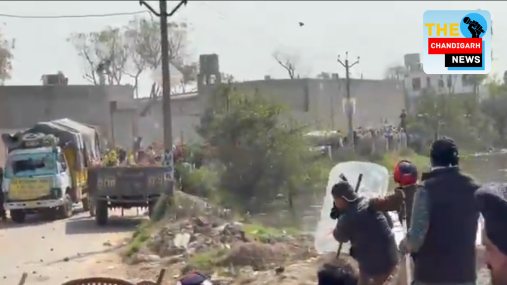 BKU Ekta Ugrahan Protest Turns Violent in Bathinda as Farmers Clash with Police at Jeond Village