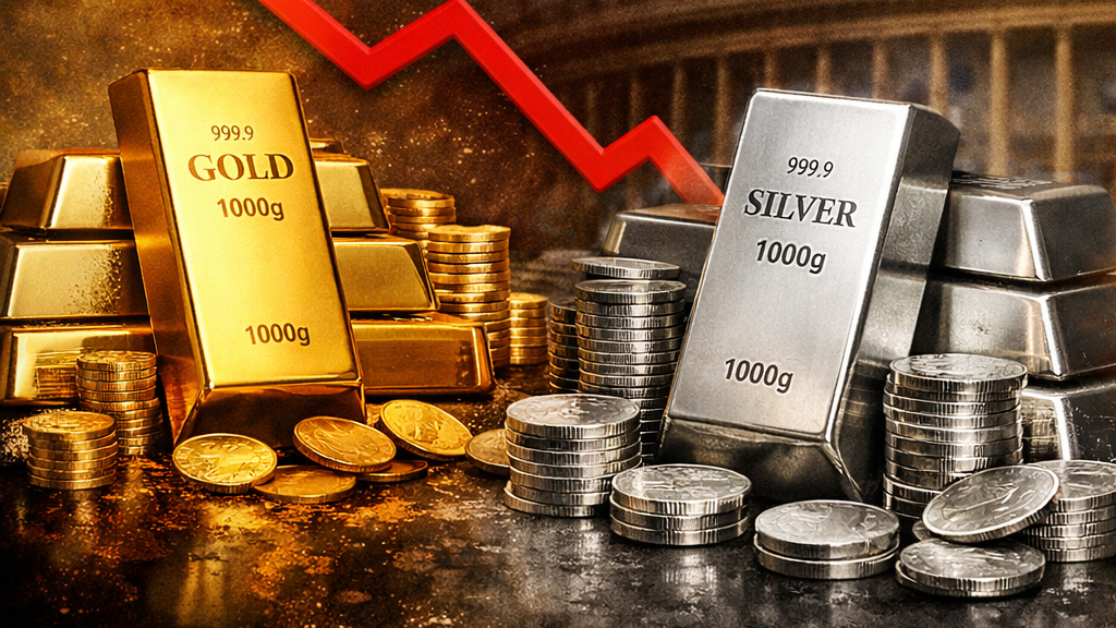 Gold, Silver Today Rate – 2 February 2026 Live Updates: Gold Slips 3%, Silver Crashes 9% After Union Budget