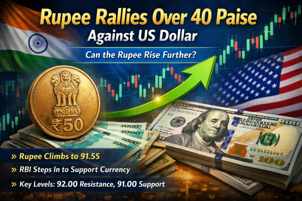 Indian Rupee Jumps Over 40 Paise Against US Dollar: Can the Rally Sustain?