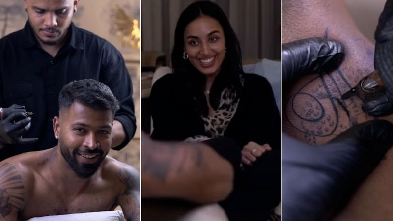 Hardik Pandya Gets Girlfriend Mahieka Sharma’s Initial Tattooed on Valentine’s Day