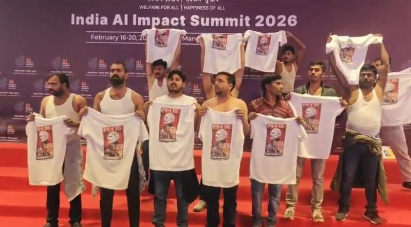 Youth Congress Protest at AI Impact Summit: 10 Detained, BJP Calls It ‘National Shame’